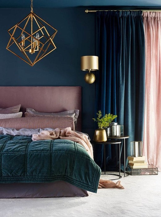 Глубокие темные цвета в интерьере #3