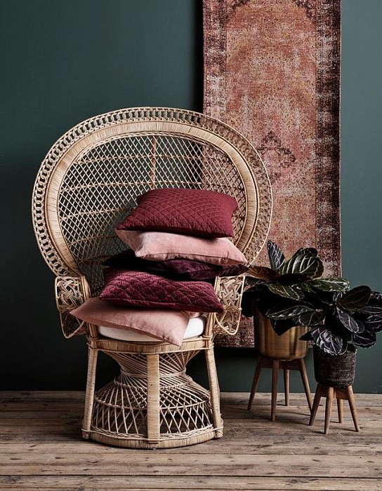 Велюр и бархат в интерьере #1