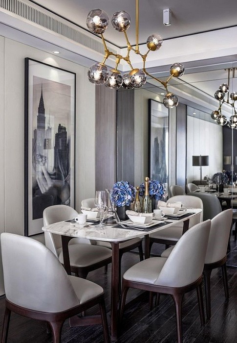 Глубокий серый в интерьере #1