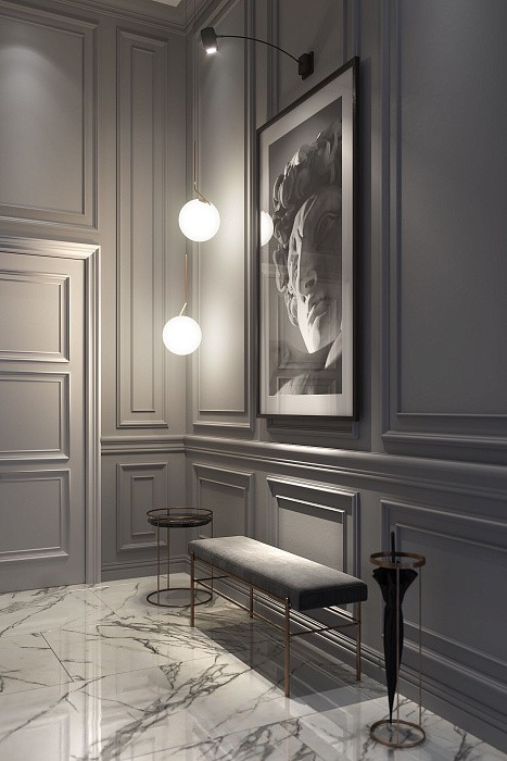 Молдинги в интерьере #2