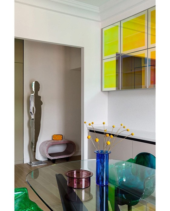 Цветное стекло в интерьере #2