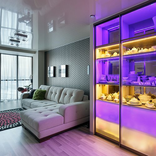 Шкаф с подсветкой