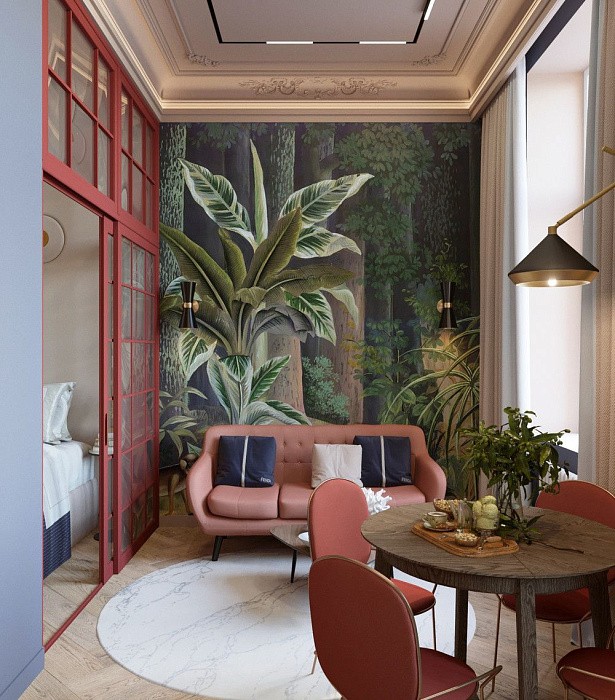 Терракотовые оттенки в интерьере #1