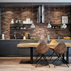 Кухня в стиле лофт